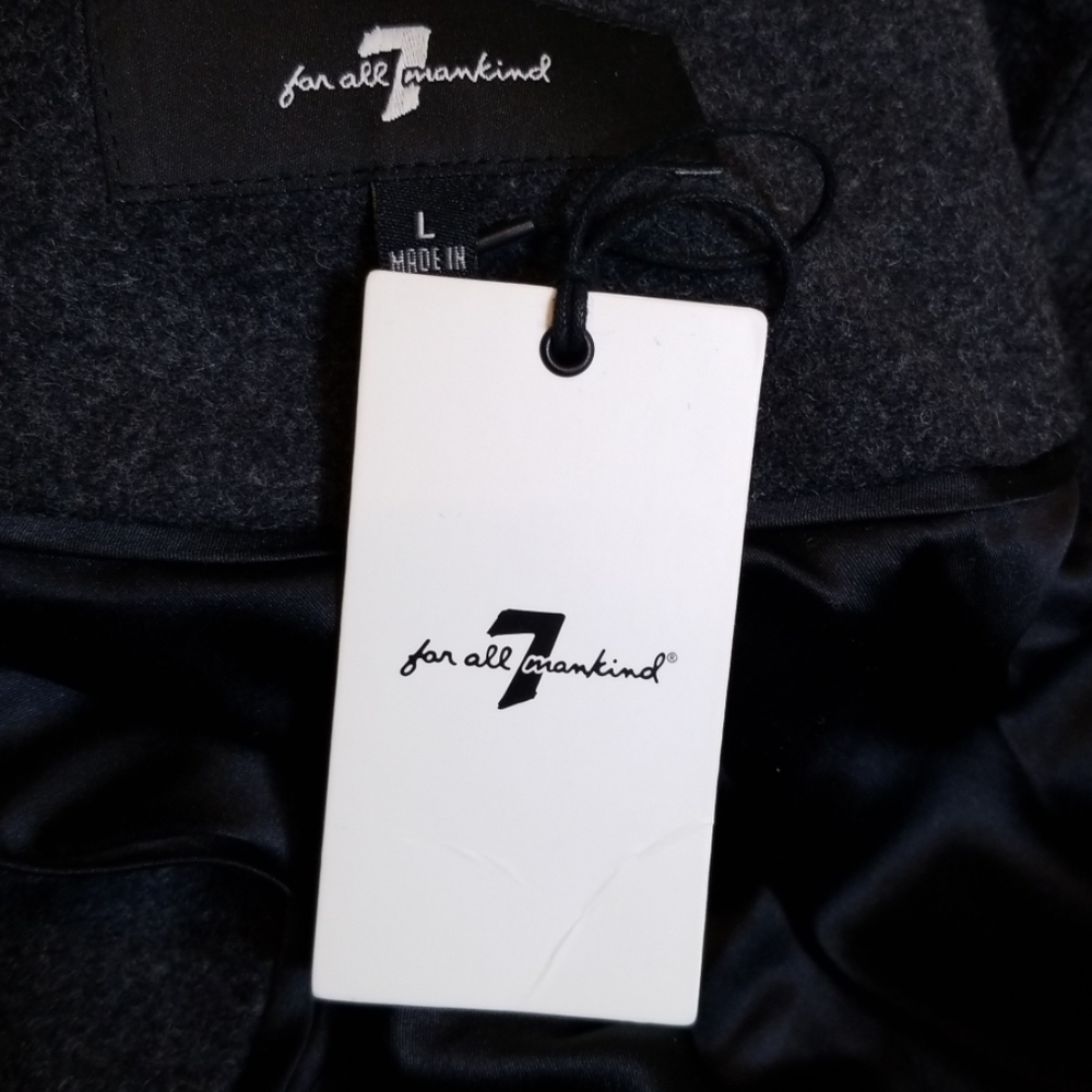 7 for All Mankind New Stunning Wool Coat - Picture 6 of 7